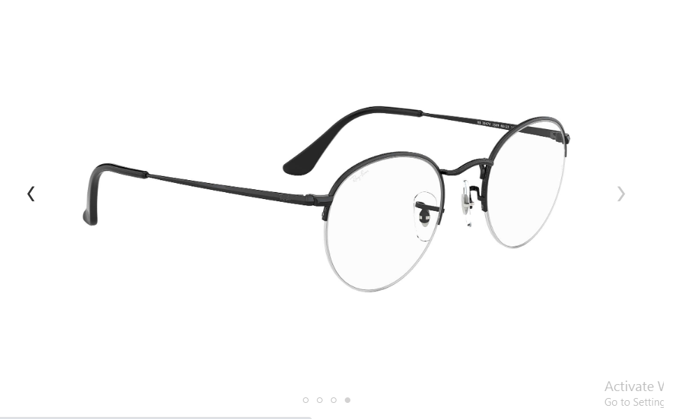 Ray-Ban Metal Half Rim Eyeglasses (3947V 2509) - Image 3