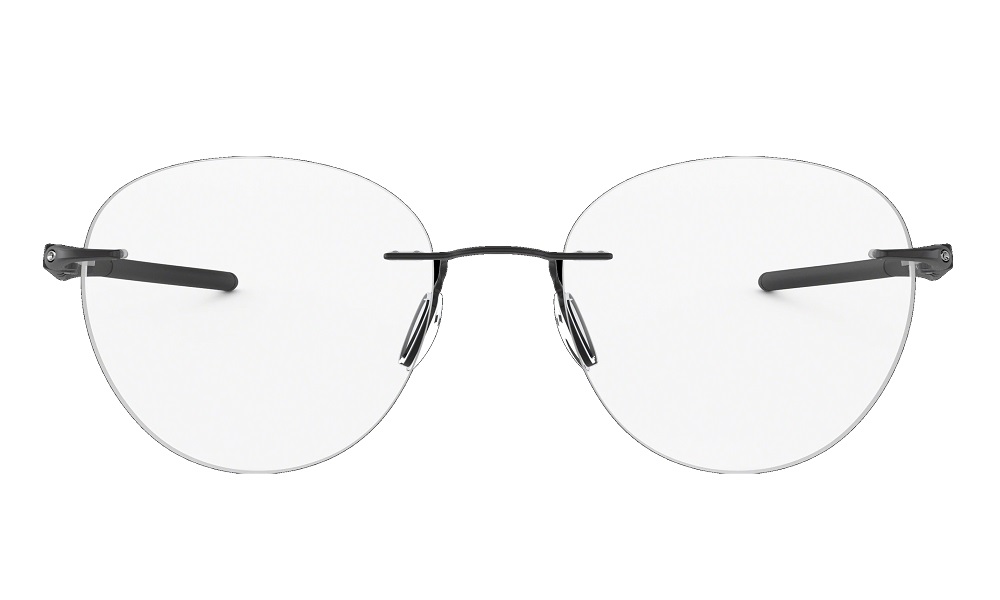 Oakley Rimless Press Drill OX5143 0151 Satin Black Eyeglasses - Image 2