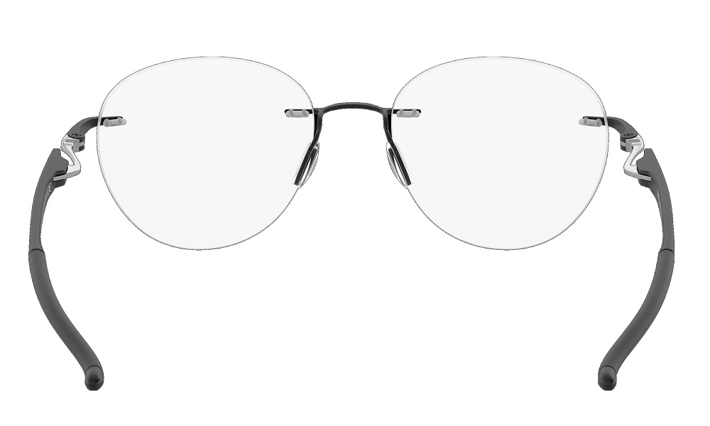 Oakley Rimless Press Drill OX5143 0151 Satin Black Eyeglasses - Image 3