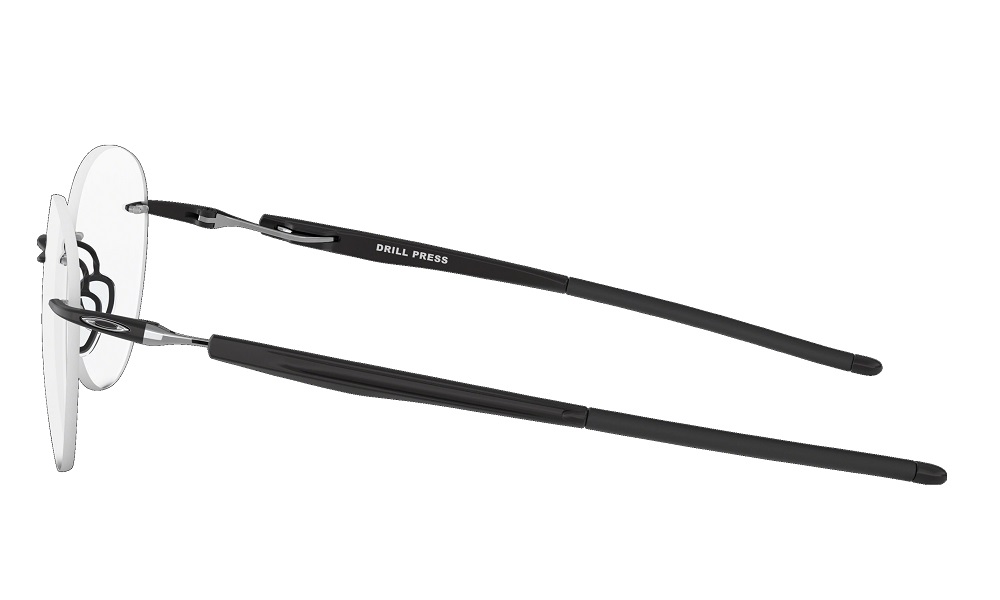 Oakley Rimless Press Drill OX5143 0151 Satin Black Eyeglasses - Image 4