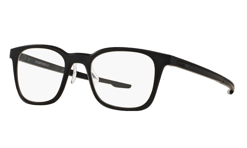 Oakley MileStone 3.0 OX8093 0149 Satin Black Square Eyeglasses