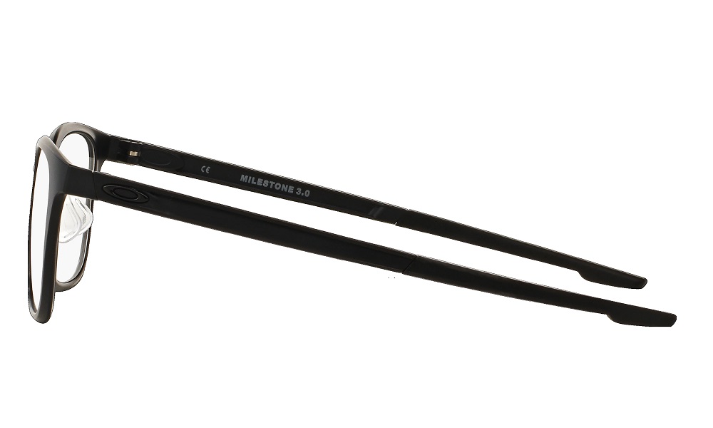 Oakley MileStone 3.0 OX8093 0149 Satin Black Square Eyeglasses - Image 4