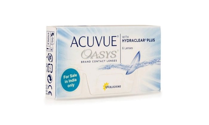 Johnson & Johnson ACUVUE OASYS with HydraClear Plus (6 lens Pack) 2 Weekly