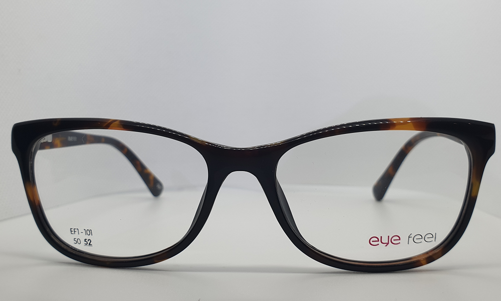 Tortoise Brown Full Rim Butterfly Medium(Size-52) EYEFYE eyeglasses - Image 2