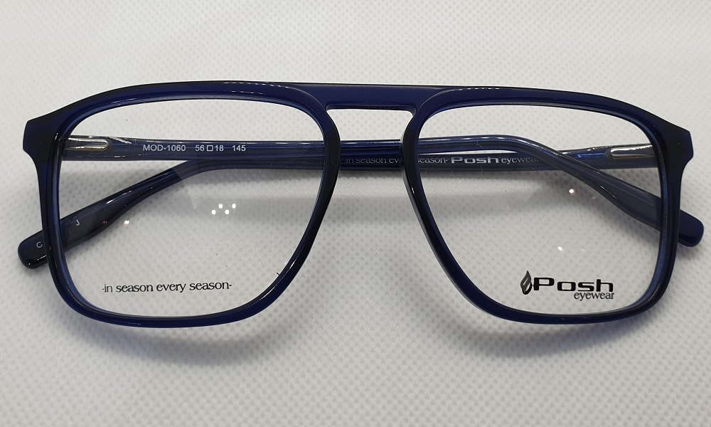 Dark Blue Full Rim Square Large (Size-56) EYEFYE Posh eyeglasses - Image 4