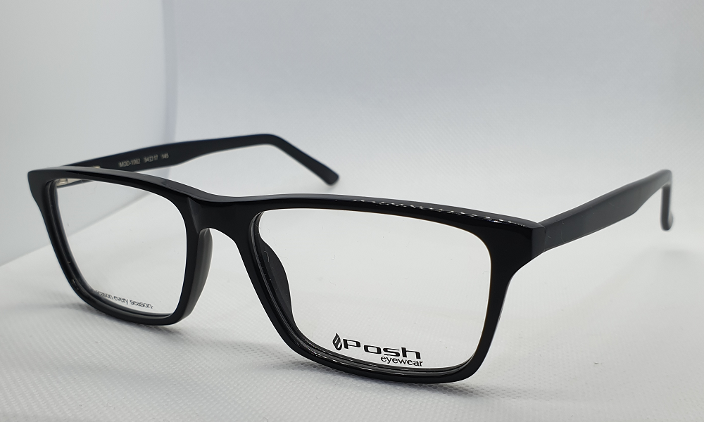 Black Full Rim Rectangle Large (Size-54) EYEFYE Posh eyeglasses