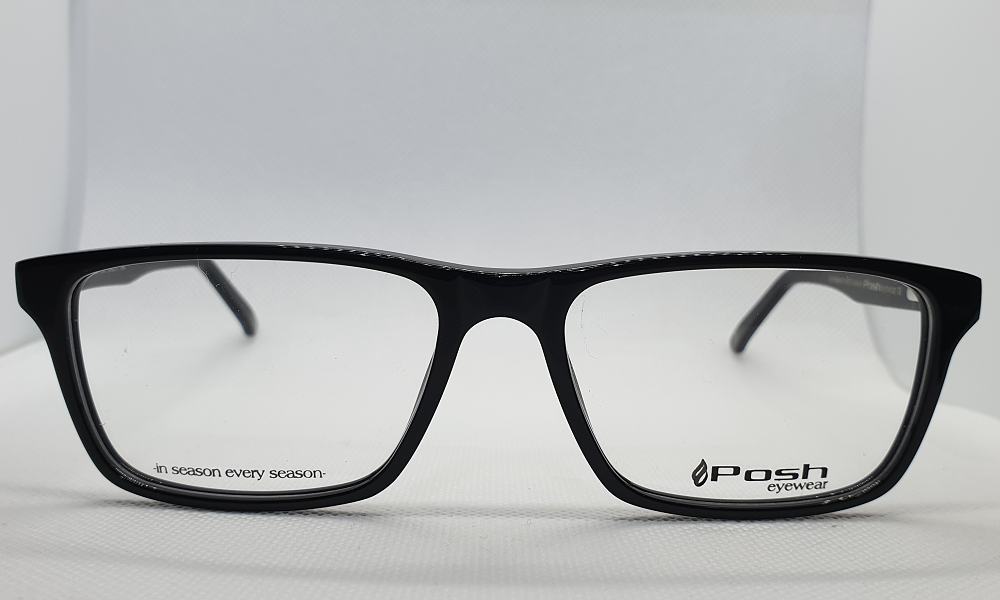 Black Full Rim Rectangle Large (Size-54) EYEFYE Posh eyeglasses - Image 2