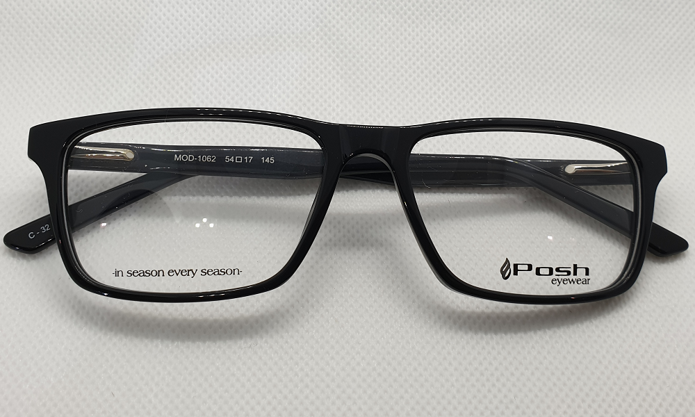 Black Full Rim Rectangle Large (Size-54) EYEFYE Posh eyeglasses - Image 3