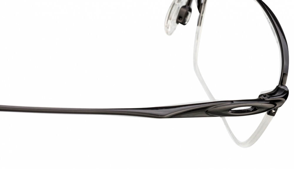 Oakley Half Rim OX3133 0653 Polished Black Half Rim Eyeglasses - Image 5
