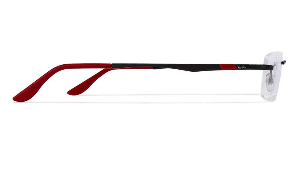 Ray-Ban Black Rimless Unisex Eyeglasses (RB6266I 2509) - Image 3