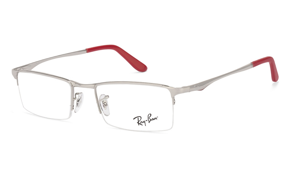 ray ban half frame eyeglasses