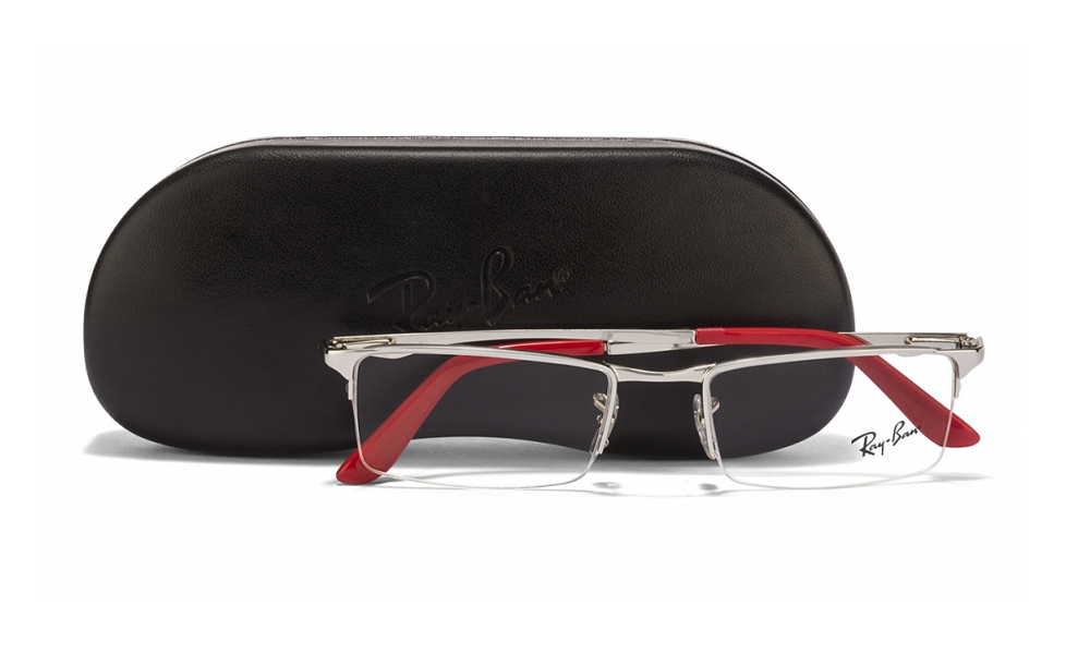 Ray-Ban Metal Half Rim Eyeglasses (6304I 2501) - Image 6