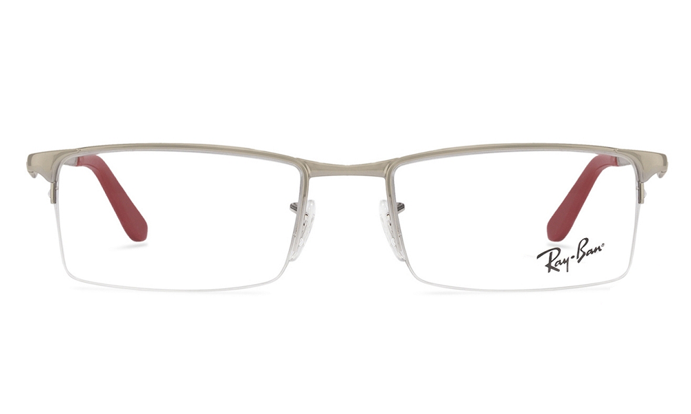 Ray-Ban Metal Half Rim Eyeglasses (6304I 2501) - Image 5