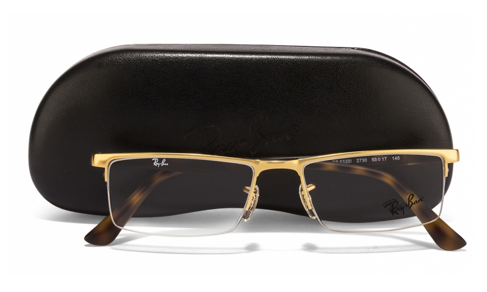Ray-Ban Metal Half Rim Eyeglasses (6322I 2730) - Image 6