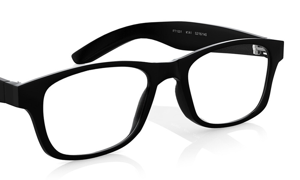 FASTRACK BLACK RIMMED WAYFARER EYEGLASSES - Image 4