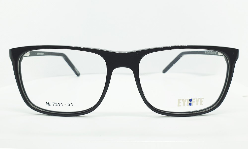 Black Full Rim Rectangle Medium (Size-54) EYEFYE eyeglasses - Image 2