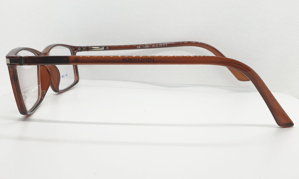 Shiny Brown Full Rim Rectangle (Size-48) EYEFYE Eyeglasses - Image 3