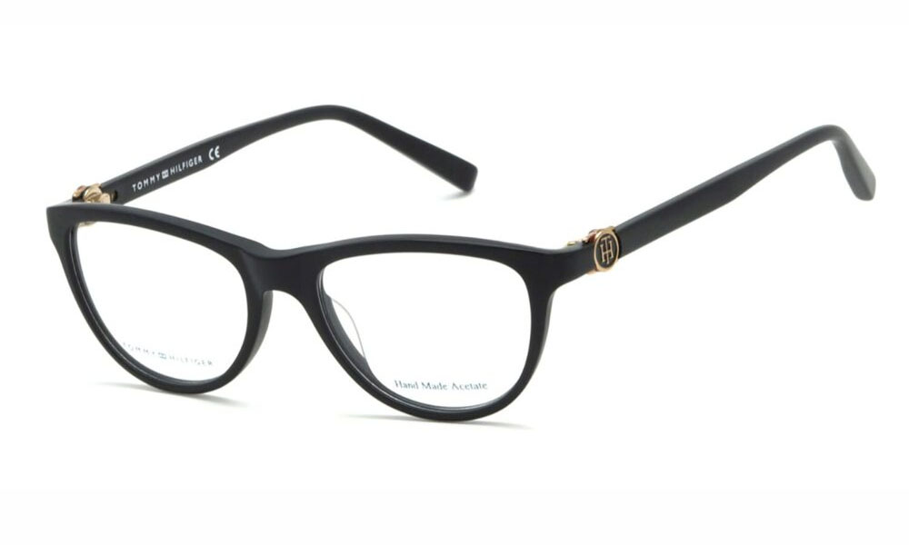 Tommy Hilfigher TH5713I C3 Matte Black Cateye Full Rim Eyeglasses
