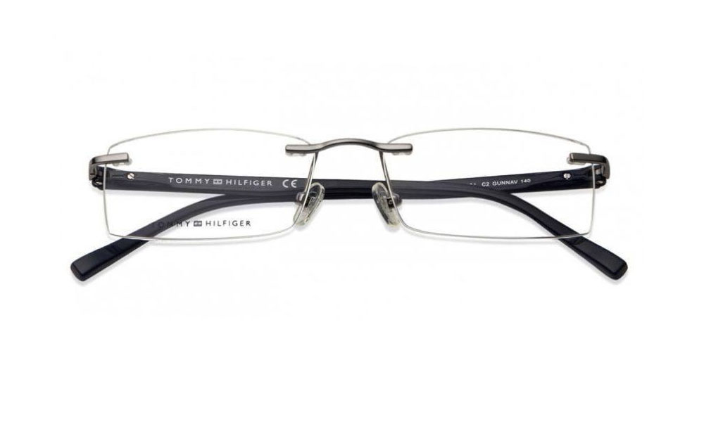 Tommy Hilfiger TH5716I C2 Blue Rectangle Eyeglasses - Image 3