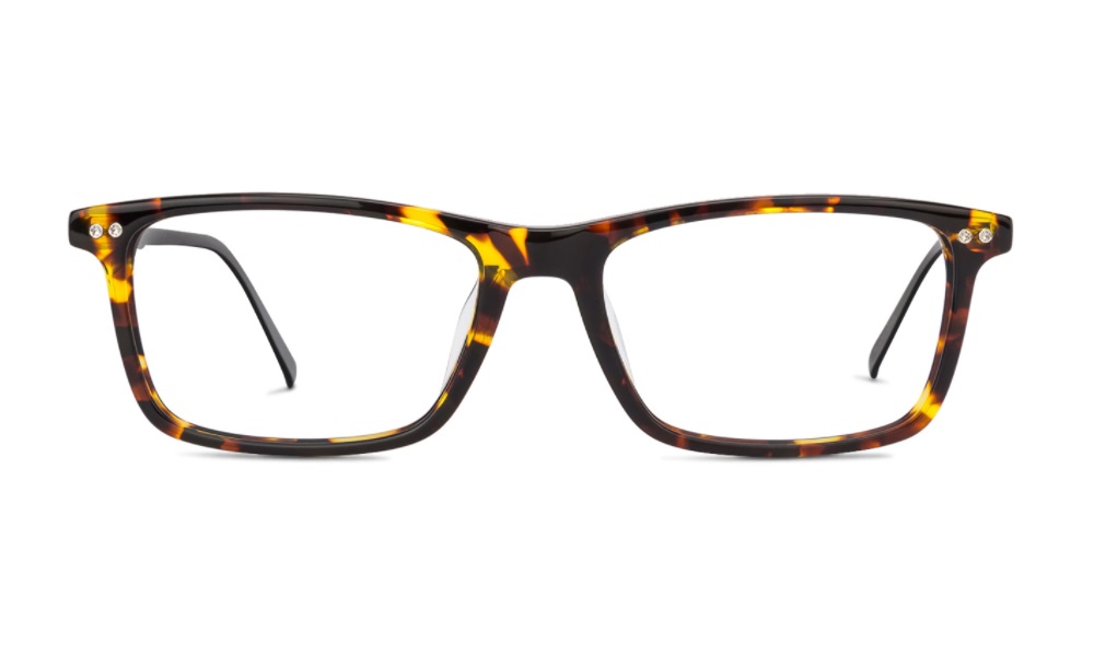 Mont Blanc MB 615-F 055 Titanium Large Havana Eyeglasses - Image 2
