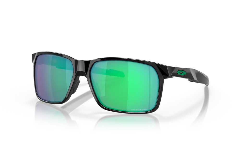 Oakley Portal x Polished Black Green Mirror OO9460