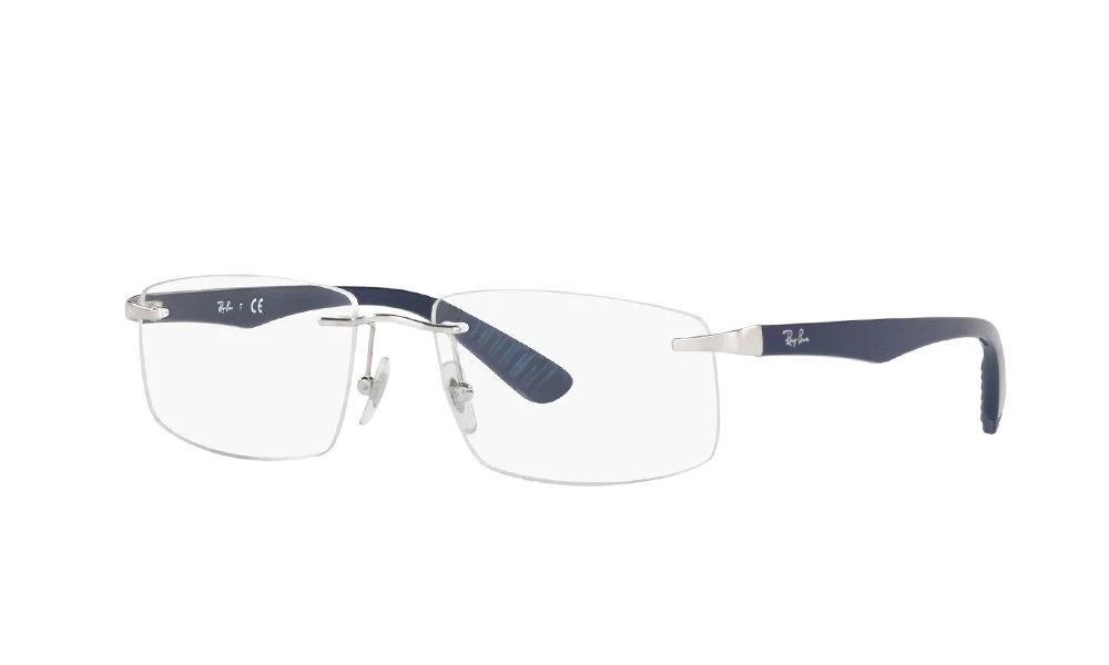 Ray-Ban Rimless Navy Blue Eyeglasses (RB6401II 2595)